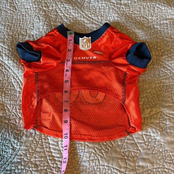 NFL Denver Broncos Pets Jersey - Orange and Navy - Picture 3 of 3